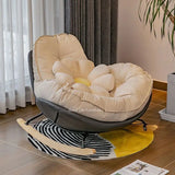 Nordic Style Single Rocking Chair Lazy Sofa Balcony Living Room Bedroom Leisure Can Lie Can Sleep Luxury Eggshell Penguin Chair