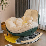 Nordic Style Single Rocking Chair Lazy Sofa Balcony Living Room Bedroom Leisure Can Lie Can Sleep Luxury Eggshell Penguin Chair