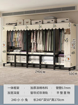 O Height 170cm Living room Closet ready for assembly folding wardrobe for clothes Storage locker bedroom cabinets Home furniture