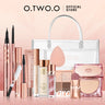 O.TWO.O 12pcs/set Face Powder Eyeliner Pencil Lasting Eyebrow Pencil Mascara Lip Gloss Eyeshadow Palette Blush Stick Makeup Set