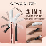 O.TWO.O 12pcs/set Face Powder Eyeliner Pencil Lasting Eyebrow Pencil Mascara Lip Gloss Eyeshadow Palette Blush Stick Makeup Set