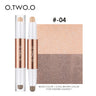 O.TWO.O Contour Stick Double Head Contour Pen Waterproof Matte Finish Highlighters Shadow Contouring Pencil Cosmetics For Face