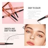 O.TWO.O Mascara Eyebrow Pencil Makeup Set Waterproof Long-lasting Black Mascara Ultra Skinny Brow Pencil 2pcs Cosmetics Full Set