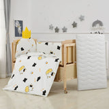 Baby Crib Electric Cradle Bed Patchwork Big Bed Side Bed Movable Solid Wood Newborn Automatic Intelligent Baby BB Bed