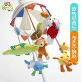 Baby Bed Bell Fabric Music Rotate Bedside Bell 0-12 Months Crib Hanging Newborn Hanging Bed Bell Toy