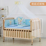 Baby Crib Electric Cradle Bed Patchwork Big Bed Side Bed Movable Solid Wood Newborn Automatic Intelligent Baby BB Bed