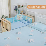 Baby Crib Electric Cradle Bed Patchwork Big Bed Side Bed Movable Solid Wood Newborn Automatic Intelligent Baby BB Bed