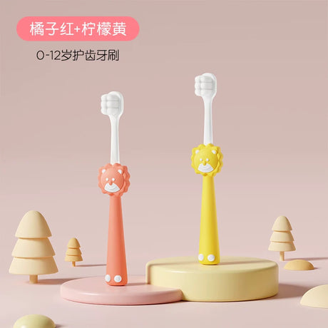 Children's Toothbrush Soft Fur Baby 0-1 1-2 to 3-6-12 Years Old Baby Tooth Replacement Period Young Children Special