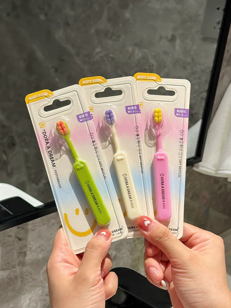 Doraadream Dora's Dream Children's Toothbrush Soft Hair 0-3 to 6-12 Years Old Baby Tooth Change Period Baby Baby