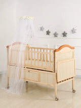 Baby Crib Electric Bassinet Solid Wood Paint-Free Automatic Shaking Babies' Bed Multi-Functional Newborn Children's Bed Patchwork Large Bed