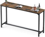 ODK 63" Bar Table,  Height Pub  Counter    Rectangular High Top Kitchen & Dining Tables with Sturdy Legs