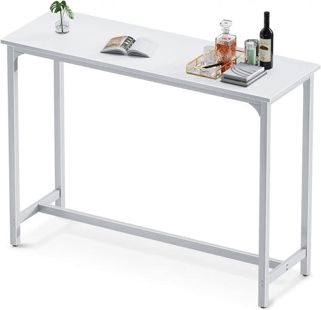 ODK 63" Bar Table,  Height Pub  Counter    Rectangular High Top Kitchen & Dining Tables with Sturdy Legs