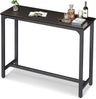 ODK 63" Bar Table,  Height Pub  Counter    Rectangular High Top Kitchen & Dining Tables with Sturdy Legs