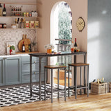 ODK 63" Bar Table,  Height Pub  Counter    Rectangular High Top Kitchen & Dining Tables with Sturdy Legs