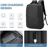 OIWAS 17 Inch Laptop Backpack With USB Charging Men's Backpacks Large Capacity Business Daypack Bookbag For Women Teenage Travel