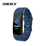 ONEMIX Sport Pedometers All Compatible Smart Bracelet Waterproof Accurate Step Counting Wireless Bluetooth Link Fitness Watch