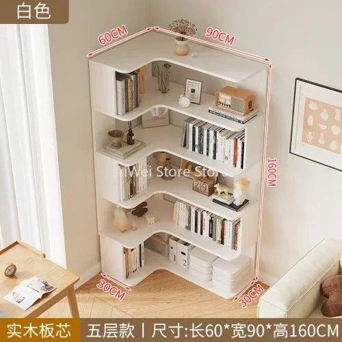 Organizer Mainstays Bookshelf Storage Shelves Wall Racks Living Room Magazine Book Shelf Display Magazine Racks Nordic Furniture