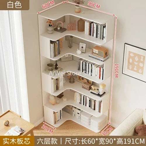 Organizer Mainstays Bookshelf Storage Shelves Wall Racks Living Room Magazine Book Shelf Display Magazine Racks Nordic Furniture