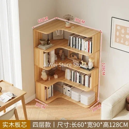 Organizer Mainstays Bookshelf Storage Shelves Wall Racks Living Room Magazine Book Shelf Display Magazine Racks Nordic Furniture