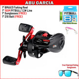 Original Abu Garcia Black Max3 Right Left Hand Baitcasting Fishing Reel 5BB 6.4:1 202g Max Drag 8kg Saltwater Fishing Tackle