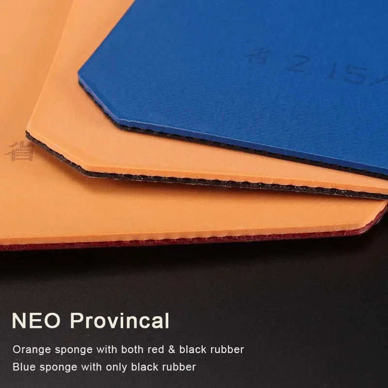 Original  DHS Hurricane 3 NEO Provincal Table Tennis Rubber Professional Tacky Ping Pong Rubber with Blue Orange Sponge