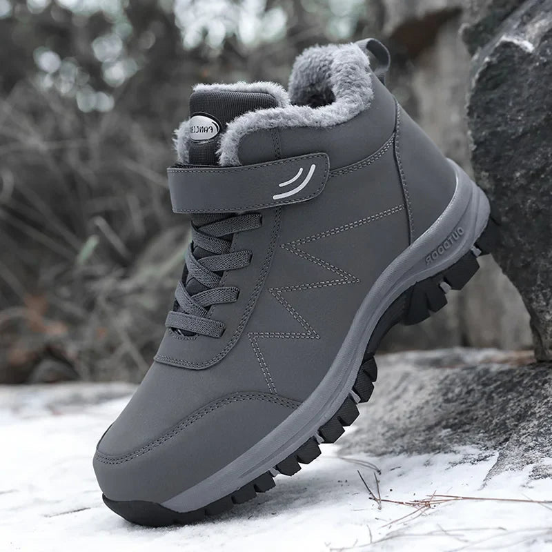 Original Women Boots Hight Quality Waterproof Snow Boots Warm Plush Winter Shoes Women 2023 New Mid-calf Non-slip Winter Boot