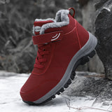 Original Women Boots Hight Quality Waterproof Snow Boots Warm Plush Winter Shoes Women 2023 New Mid-calf Non-slip Winter Boot