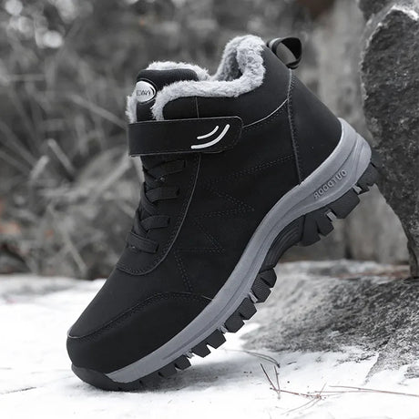 Original Women Boots Hight Quality Waterproof Snow Boots Warm Plush Winter Shoes Women 2023 New Mid-calf Non-slip Winter Boot