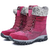 Original Women Boots Hight Quality Waterproof Snow Boots Warm Plush Winter Shoes Women 2023 New Mid-calf Non-slip Winter Boot