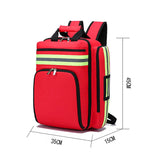 Outdoor First Aid Medical Shoulder Backpack Emergency Rescue Supplies Large Capacity Storage Bag Safety Survival Trauma Tool Bag