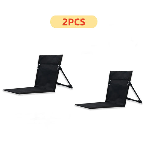 Outdoor Foldable Camping Chair Garden Park Single Lazy Chair Backrest Cushion Picnic Camping Folding Back Chair Beach Chairs