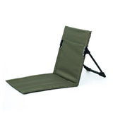 Outdoor Foldable Camping Chair Garden Park Single Lazy Chair Backrest Cushion Picnic Camping Folding Back Chair Beach Chairs