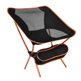 Outdoor Folding Beach Chair Camping Light Moon Chair Aviation Aluminium Pipe Lazy Fishing Chair Folding Chair Gaming Chair