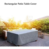 Outdoor Furniture Dust Waterproof Covers Rectangular Patio Garden Rain Snow Chair Covers for Sofa Table Chair All Purpose Covers