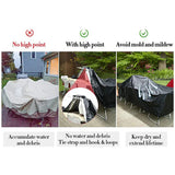 Outdoor Furniture Dust Waterproof Covers Rectangular Patio Garden Rain Snow Chair Covers for Sofa Table Chair All Purpose Covers