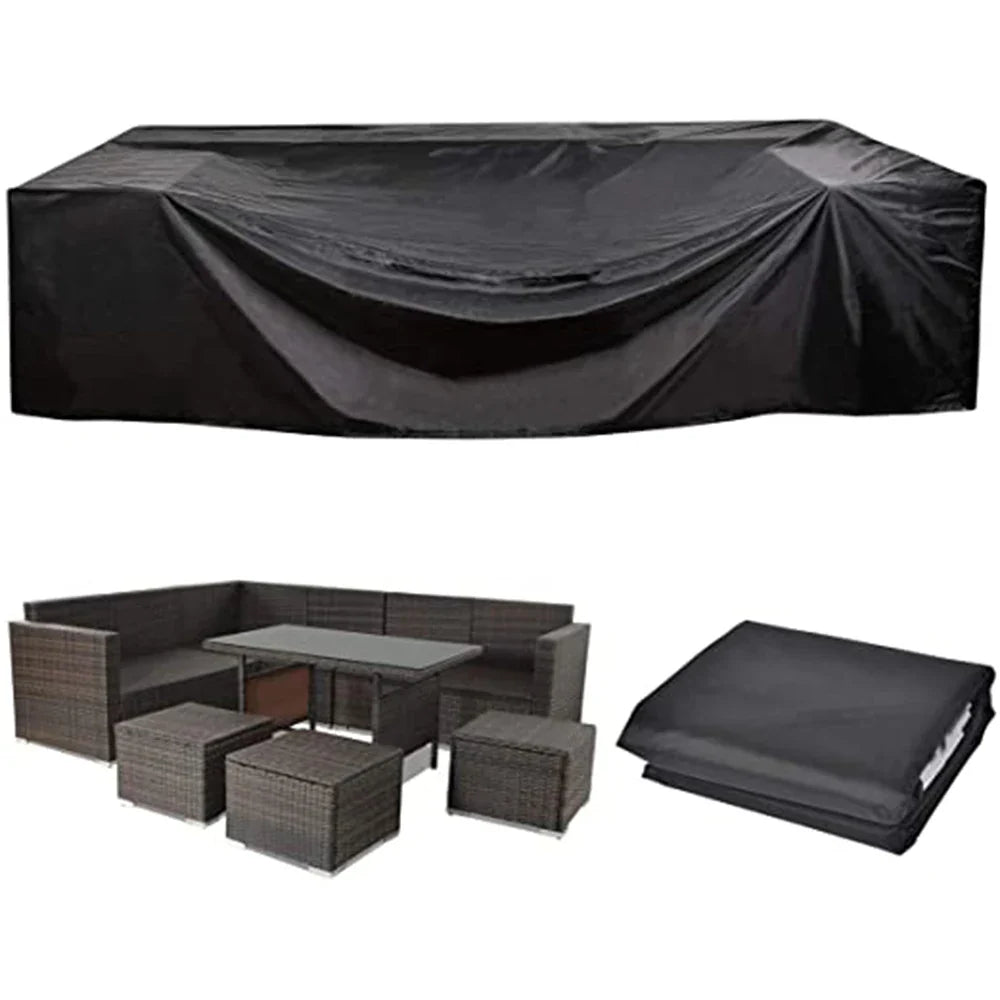 Outdoor Furniture Dust Waterproof Covers Rectangular Patio Garden Rain Snow Chair Covers for Sofa Table Chair All Purpose Covers