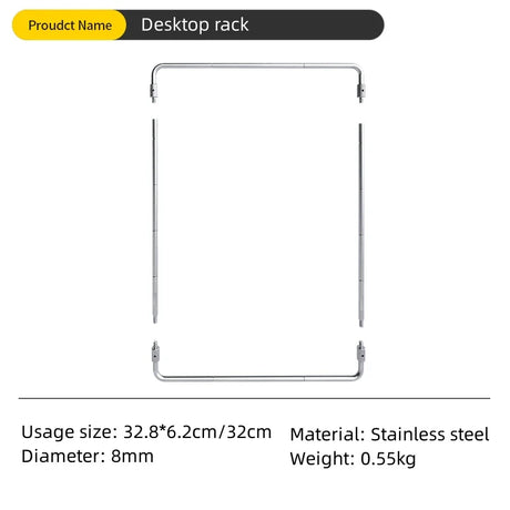 Outdoor IGT Table Supply Portable Light Pole Bracket Stainless Steel Desktop Bracket Camping IGT Table Accessories New