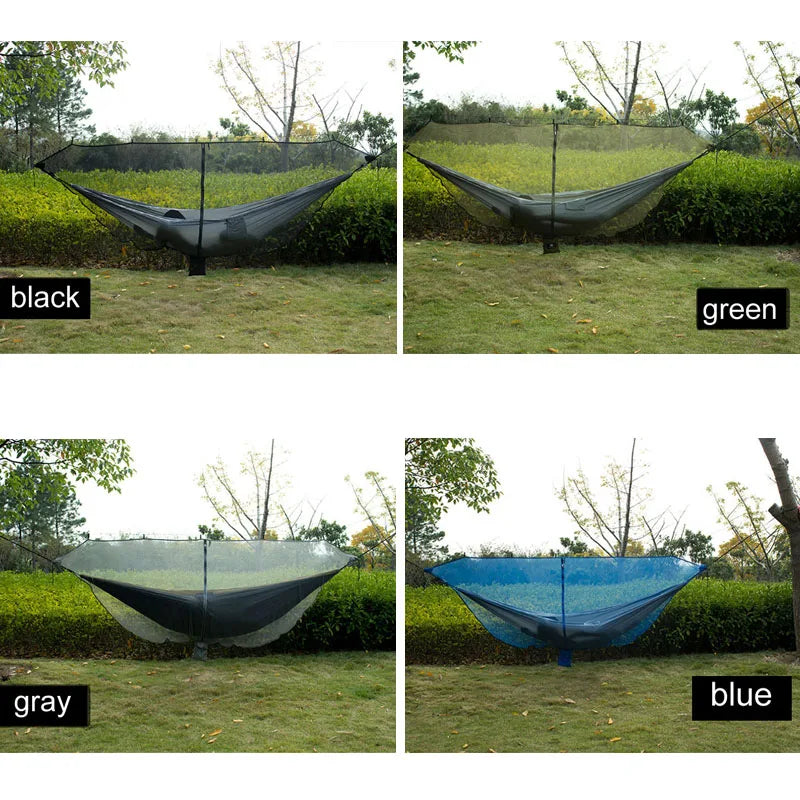 Outdoor Lightweight Travel Portable Separating Hanging Mosquito Net Bugs Net for Camping Hammock