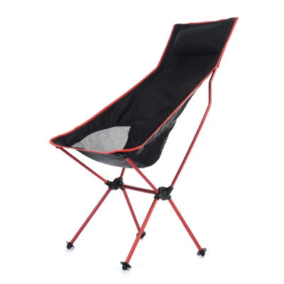 Outdoor Portable Camping Chair Oxford Cloth Folding Lengthen Camping Seat for Fishing BBQ Festival Picnic Beach Ultralight Chair