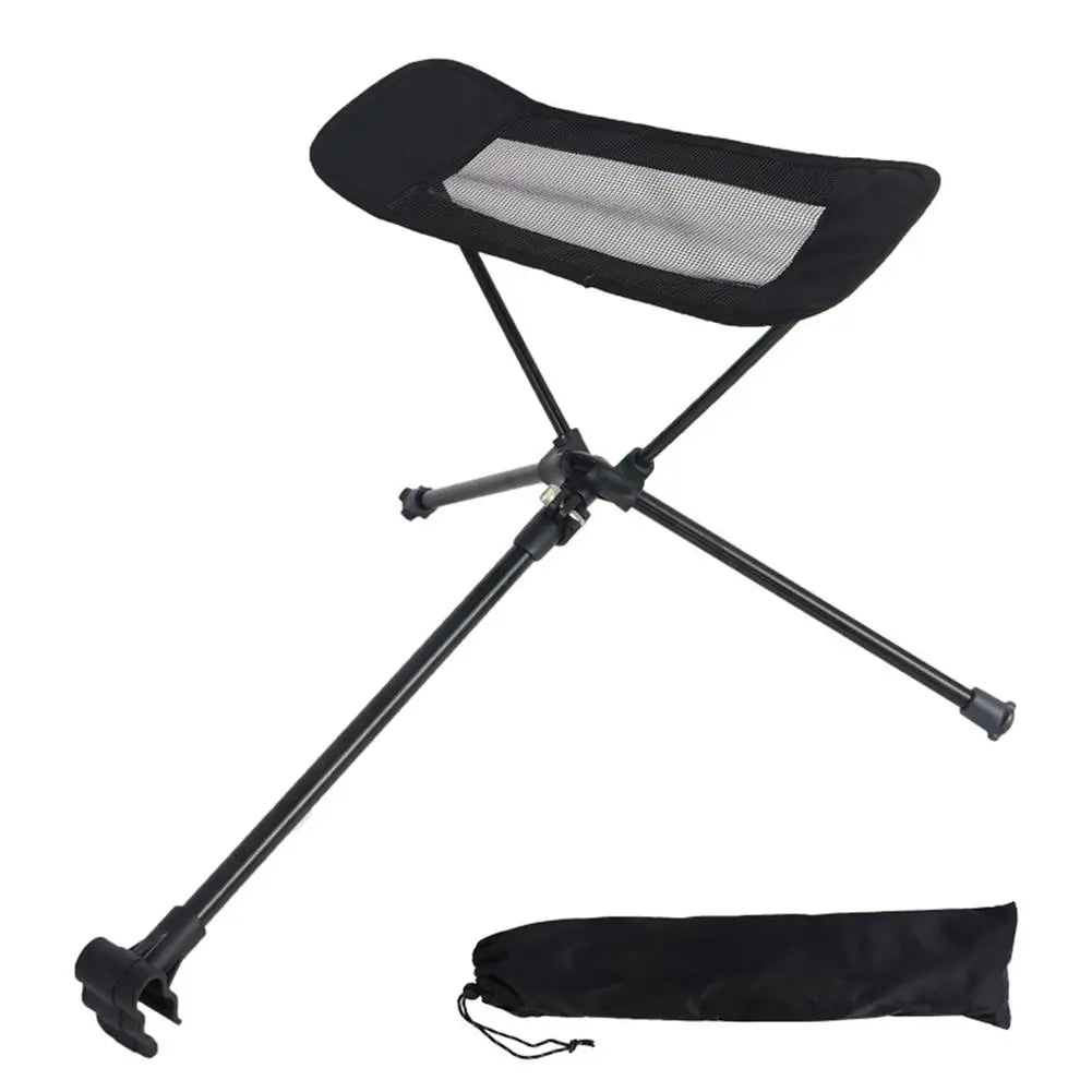 Outdoor Portable Folding Chair Retractable Footrest Leg Rest Universal Camping Chair For Camping Gardening Fishing Beach Hiking