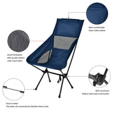 Outdoor Portable Folding Chair Ultralight Camping Chairs Fishing Chair For BBQ Travel Beach Hiking Picnic Seat Tools