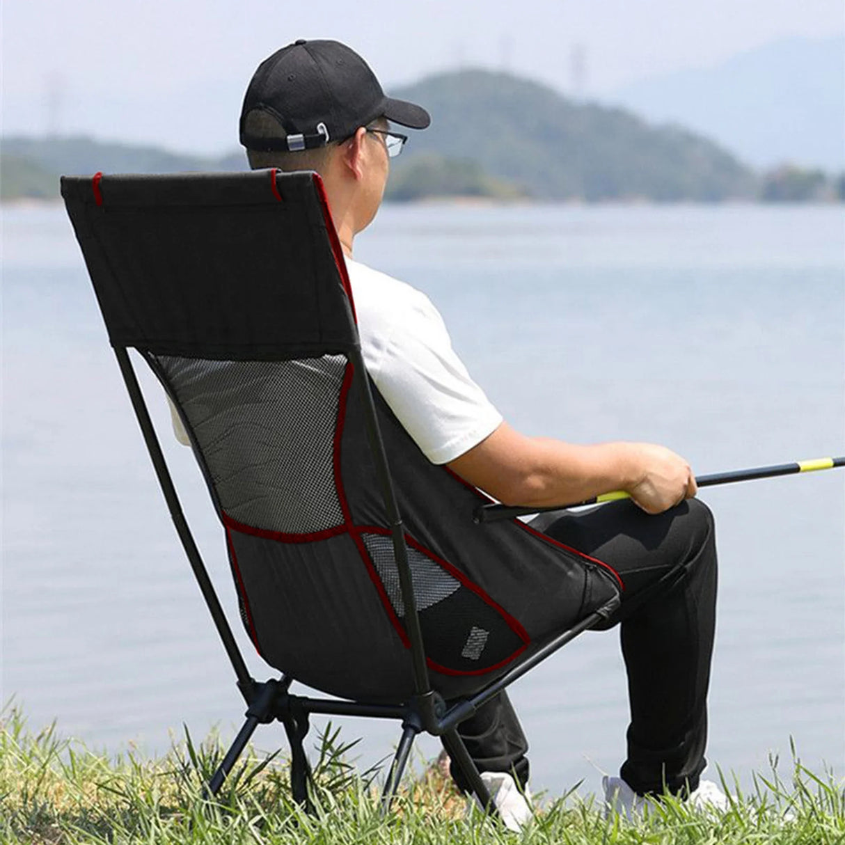 Outdoor Portable Folding Chair Ultralight Camping Chairs Fishing Chair For BBQ Travel Beach Hiking Picnic Seat Tools