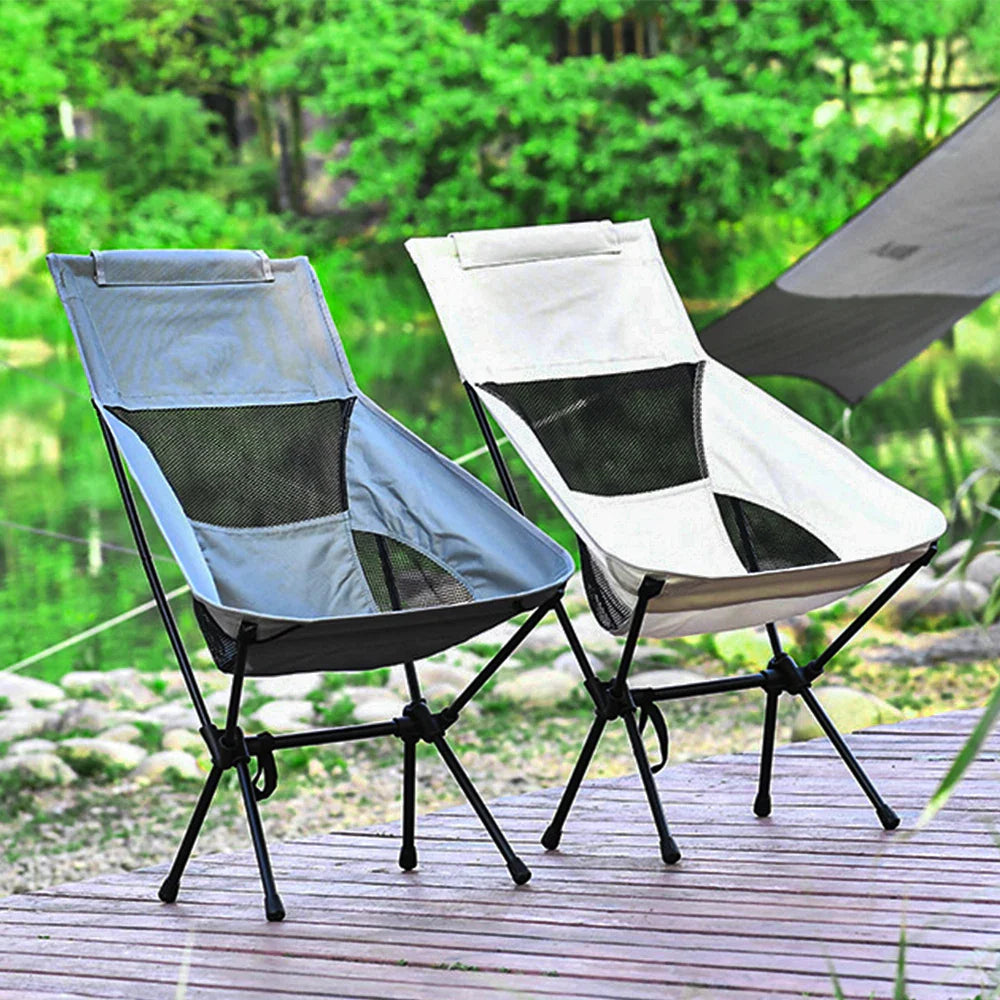 Outdoor Portable Folding Chair Ultralight Camping Chairs Fishing Chair For BBQ Travel Beach Hiking Picnic Seat Tools