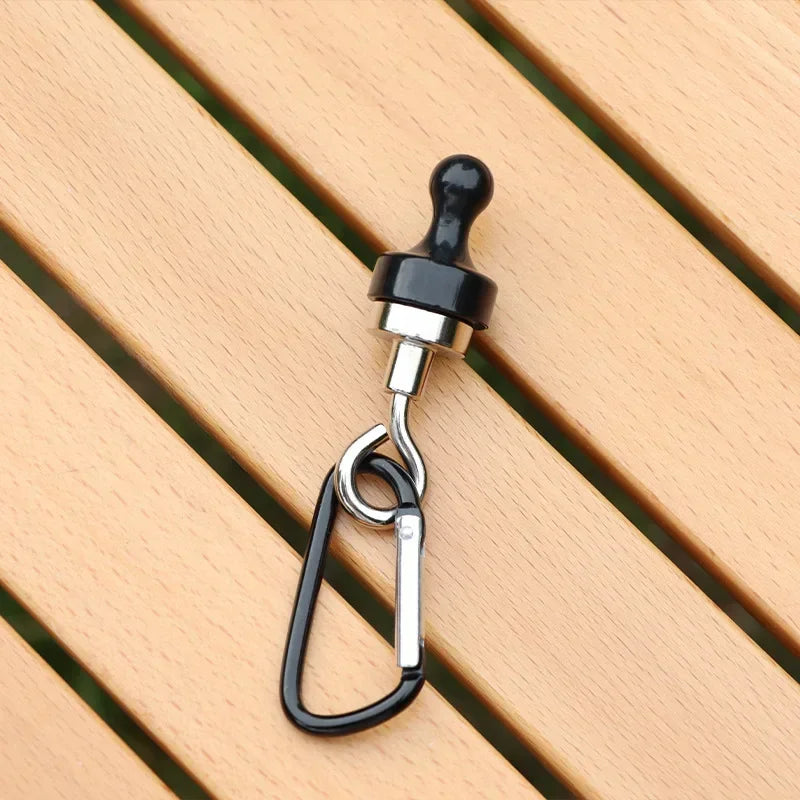 Outdoor Powerful Magnet Hooks Camping Lights Hanging Canopy Tent Holder Hooks Mountaineering Buckles Outdoor Multitool