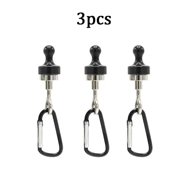 Outdoor Powerful Magnet Hooks Camping Lights Hanging Canopy Tent Holder Hooks Mountaineering Buckles Outdoor Multitool