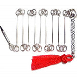 Outdoor Safety Kit Survival Tool Nine Knot Chain Nine Section Whip