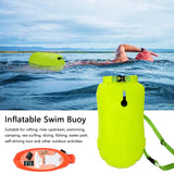 Outdoor Safety Swimming Buoy Multifunction Swim Float Bag with Waist Belt Waterproof PVC Lifebelt Storage Bag for Water Sports