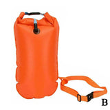 Outdoor Safety Swimming Buoy Multifunction Swim Float Bag with Waist Belt Waterproof PVC Lifebelt Storage Bag for Water Sports