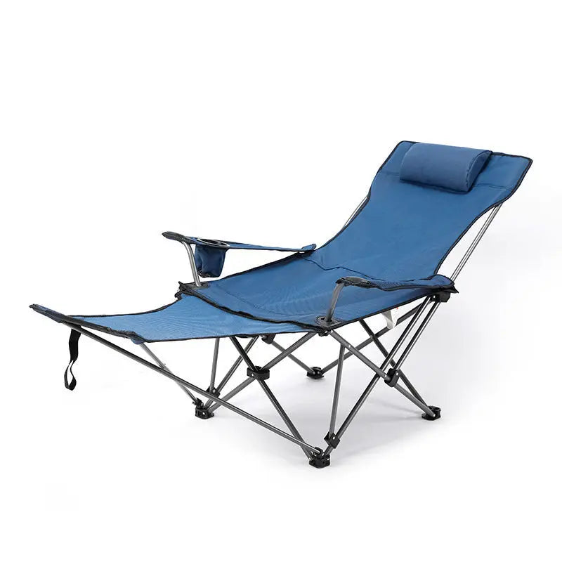 Outdoor folding chair recliner