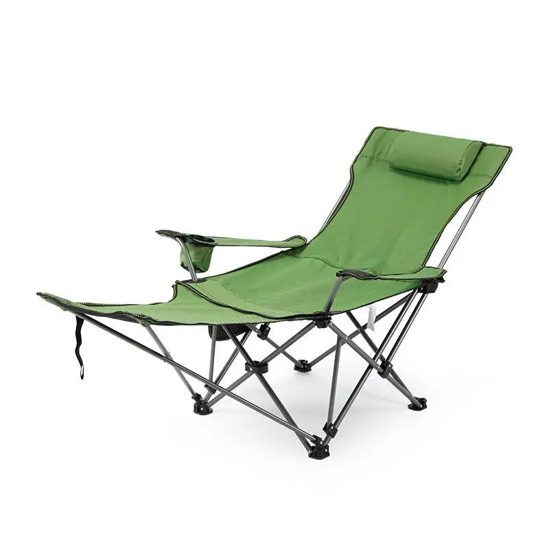 Outdoor folding chair recliner